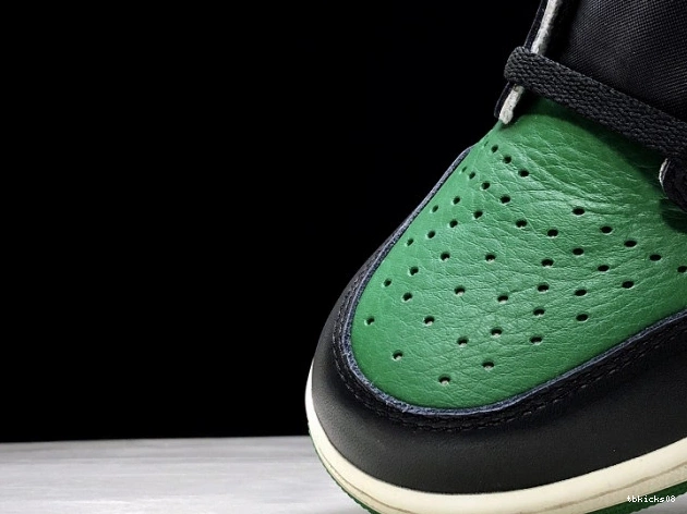Reps TBkick 1 Air Jordan Green Pine NRG 555088-302 High OG Sail-Black 0630
